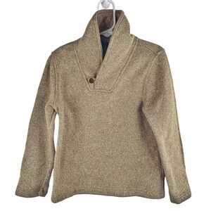 OLD NAVY Boys Kids Khaki Pullover Sweater w High Collar Fall Winter Size XS (5)